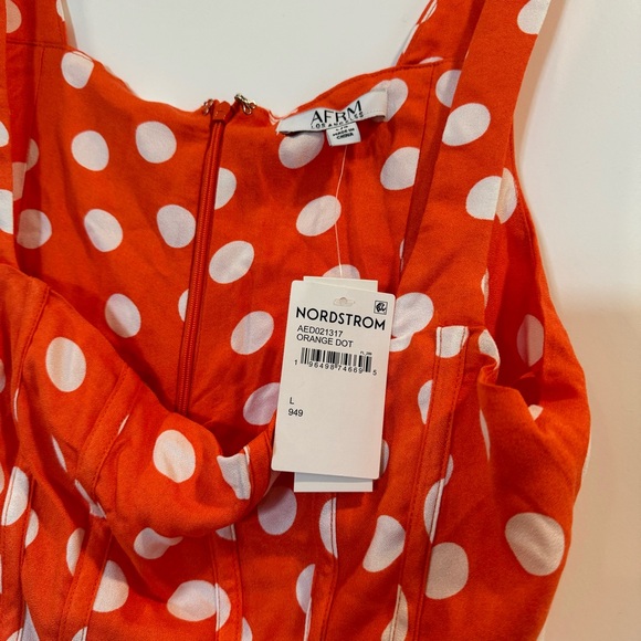 NWT Lindsi Polka Dot Corset Mini Dress - Picture 6 of 6
